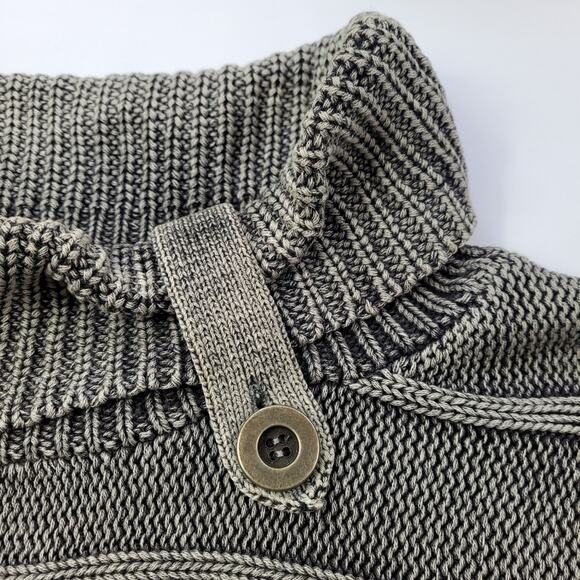 Textured Chunky Grey Sweater by Nine West Jeans size Medium - Picture 2 of 8